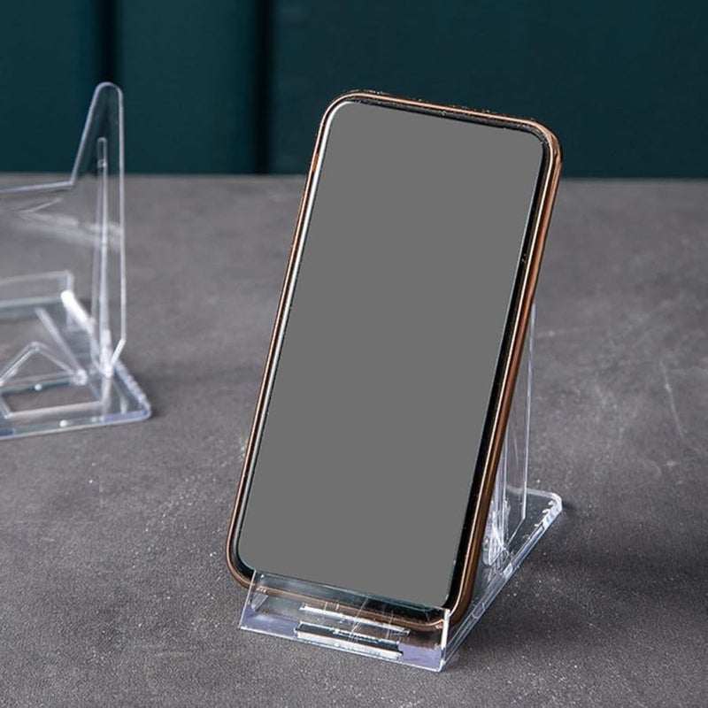 8 Pcs Universal Acrylic Phone Tablet Stand Set Adjustable Holder For Mobile Photo Frame - Image 5